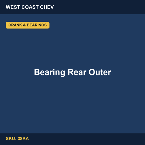 38AA Bearing Rear Outer