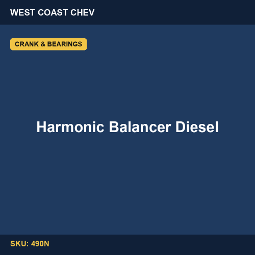 490N Harmonic Balancer Diesel
