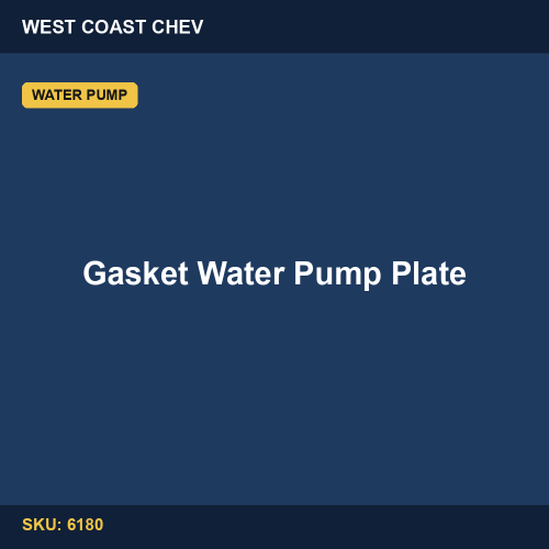 Gasket Water Pump Plate