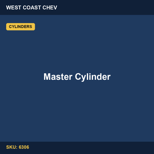 6306 Master Cylinder