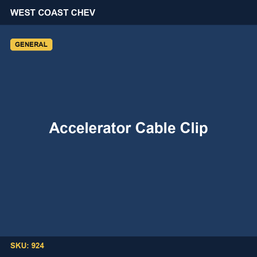 Accelerator Cable Clip