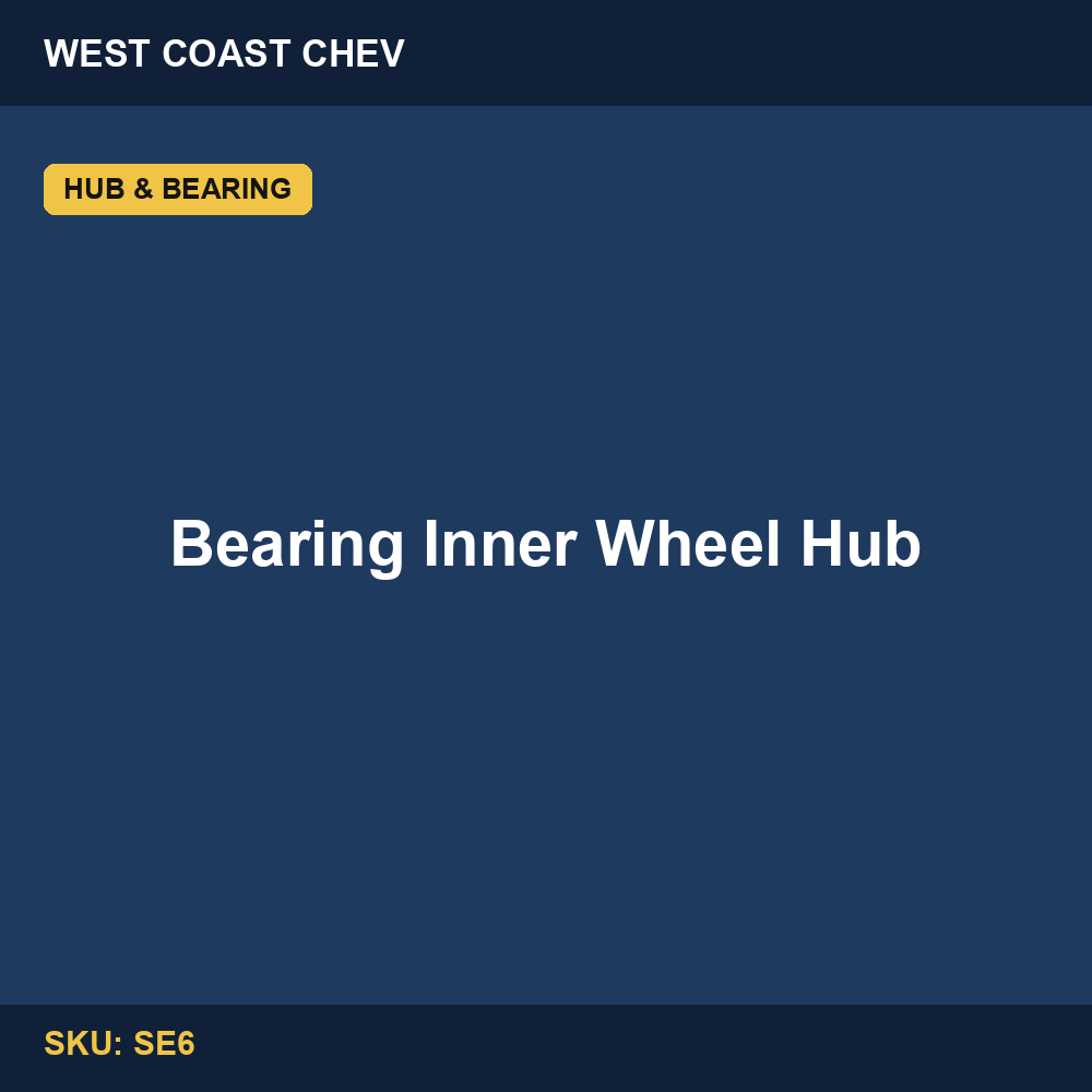 Bearing Inner Wheel Hub