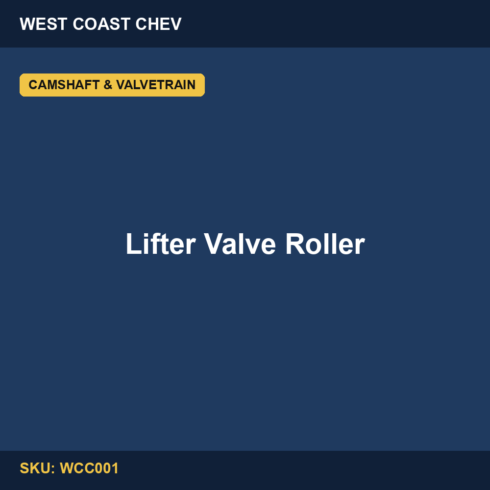 Lifter Valve Roller