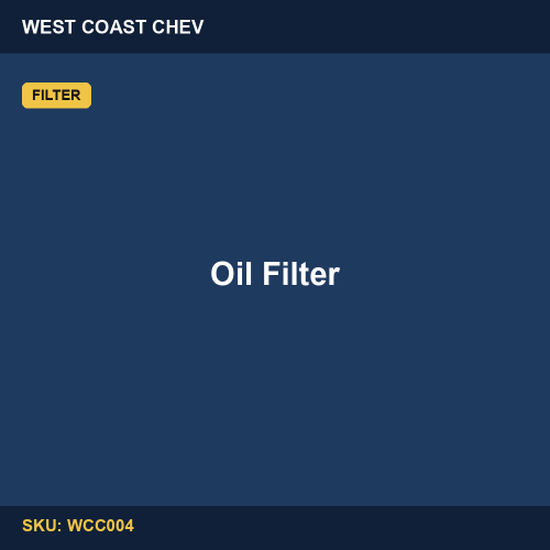 WCC004 Oil Filter