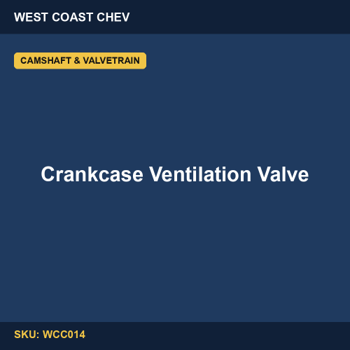 WCC014 Crankcase Ventilation Valve