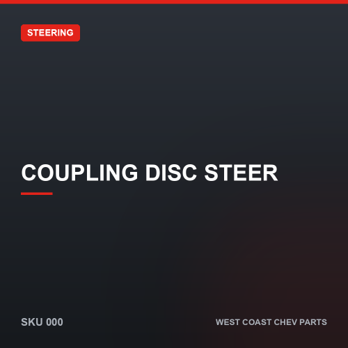 wcc-000 Coupling Disc Steer — SKU 000