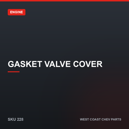 wcc-228 Gasket Valve Cover — SKU 228