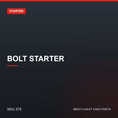 wcc-278 Bolt Starter — SKU 278