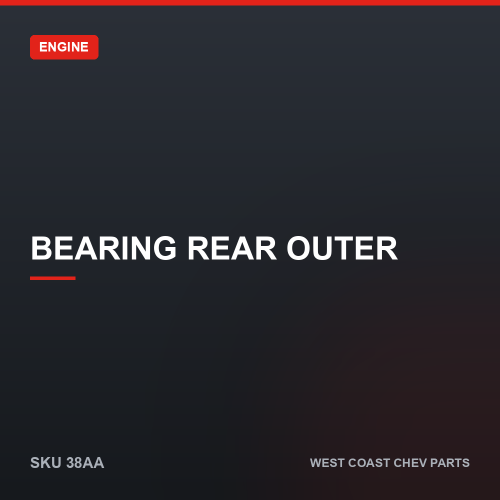 Bearing Rear Outer — SKU 38AA