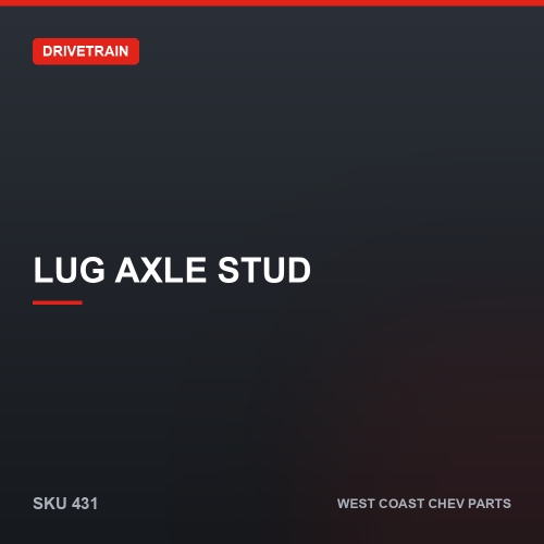 wcc-431 Lug Axle Stud — SKU 431