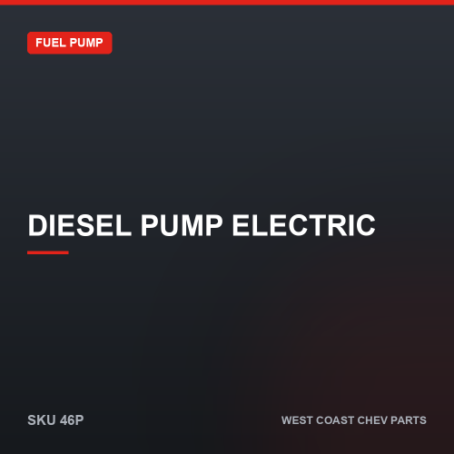 wcc-46P Diesel Pump Electric — SKU 46P