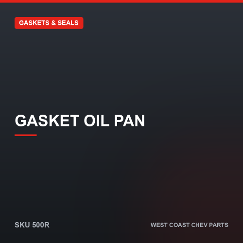wcc-500R Gasket Oil Pan — SKU 500R