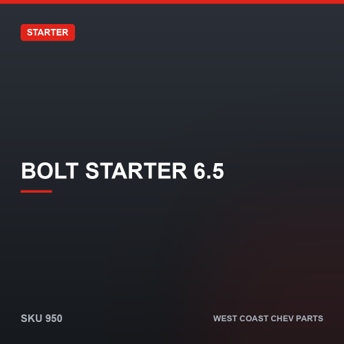 wcc-950 Bolt Starter 6.5 — SKU 950