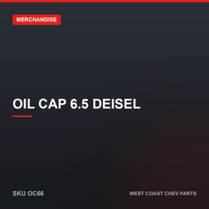 Oil Cap 6.5 Deisel — SKU OC66