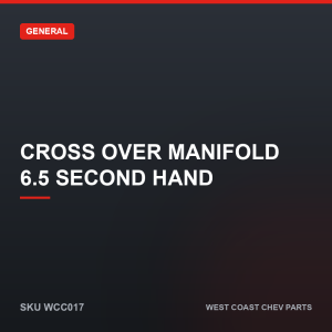 Cross Over Manifold 6.5 Second Hand — SKU WCC017